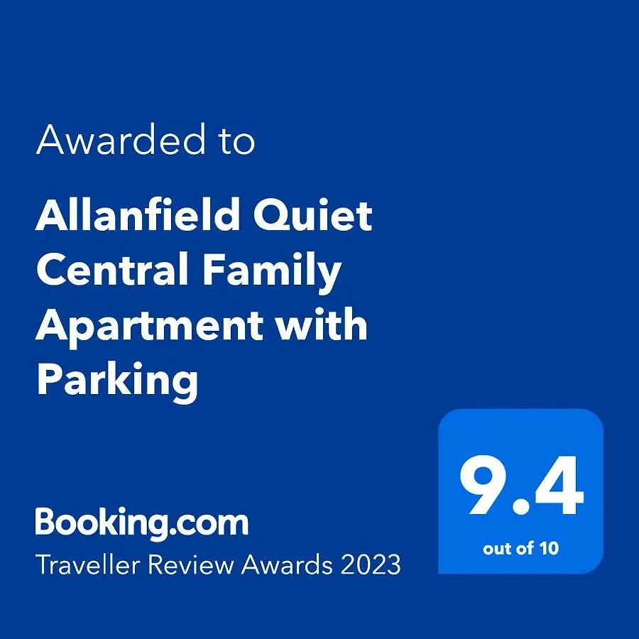 Allanfield Quiet Central Family Apartment With Parking Edinburgh